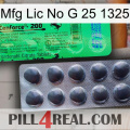 Mfg Lic No G 25 1325 new04